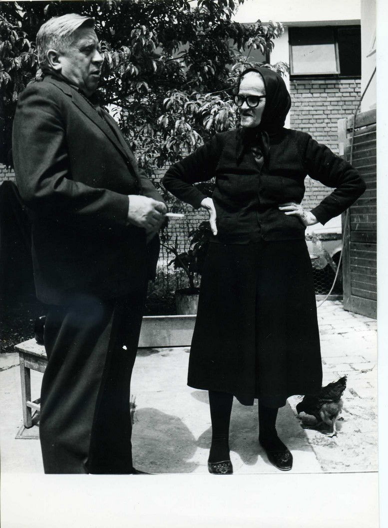 Бранко са мајком Сојом, Панчево 1969.  (Aрхив САНУ)