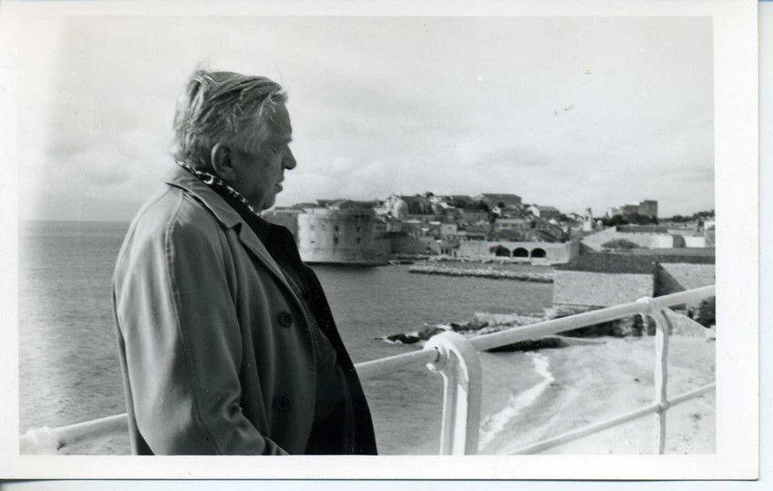 Бранко у Дубровнику, октобар 1975. (Aрхив САНУ)