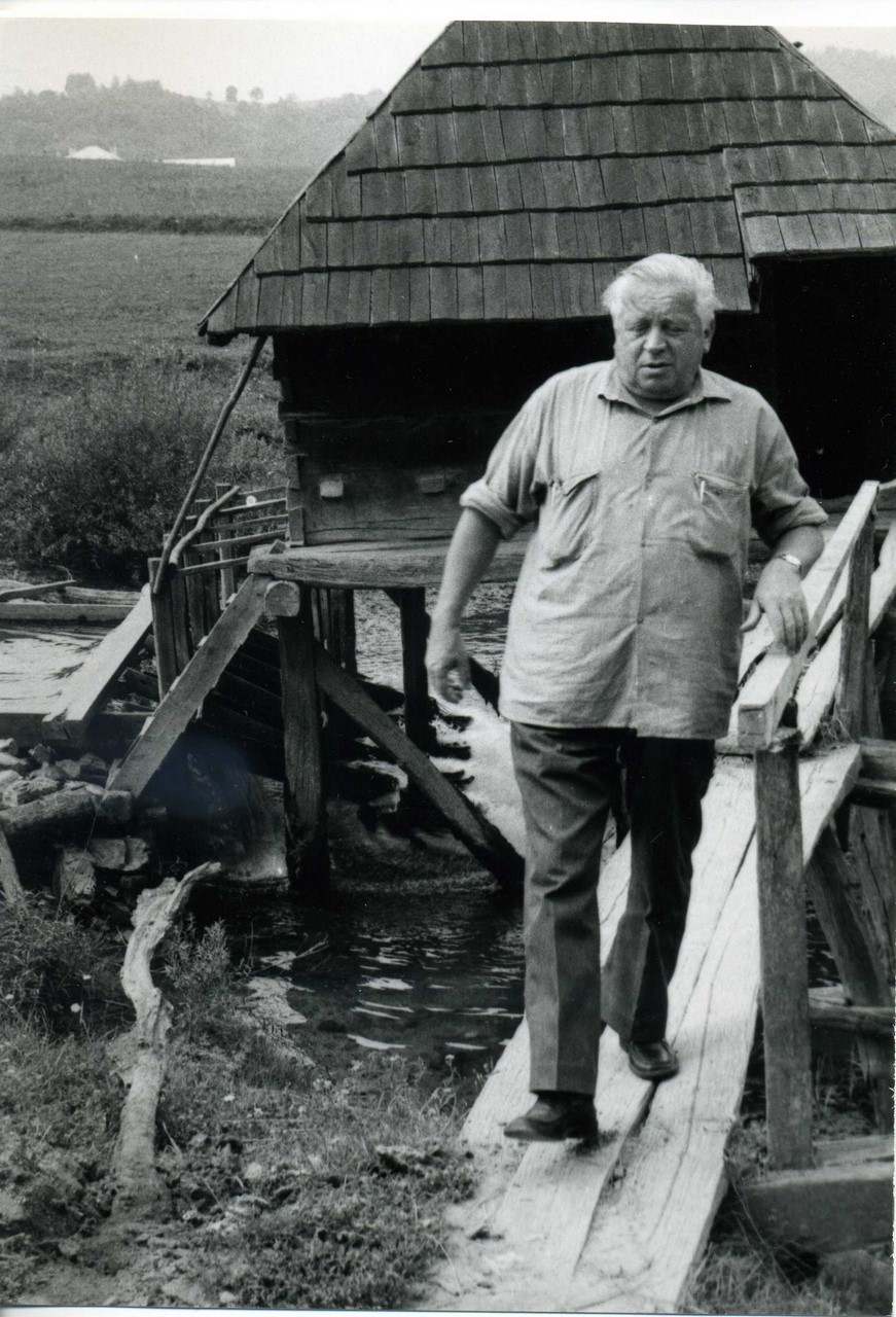 Бранко у родном крају, септембар 1974. (Aрхив САНУ)