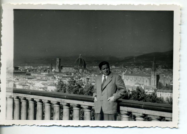 Бранко Ћопић, Фиренца 1958. (Aрхив САНУ)